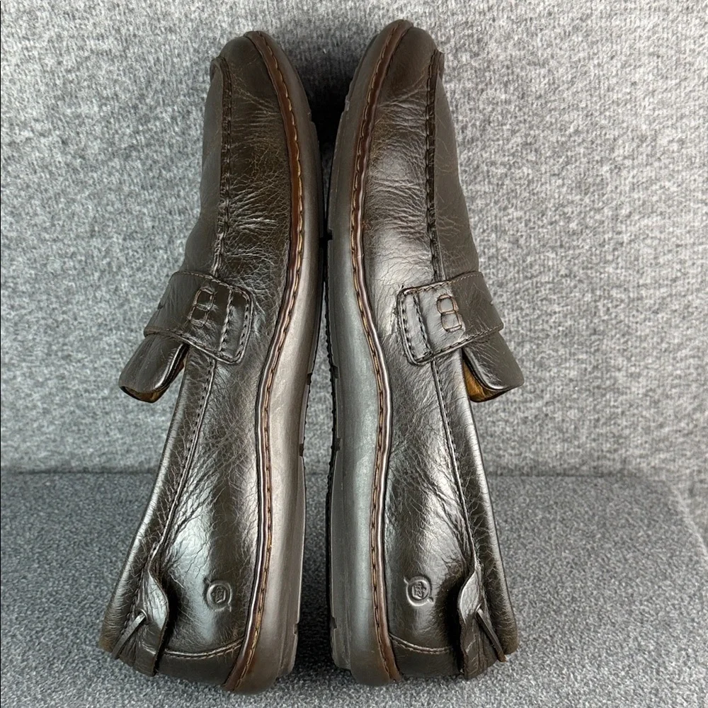Born Leather‎ Penny Loafers Brown Men's 12 Slip- On Casual Comfort